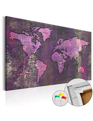 Quadri di sughero  Amethyst Map [Cork Map]